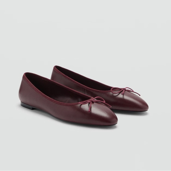 Mango Leather ballet flats - Picture 3 of 6